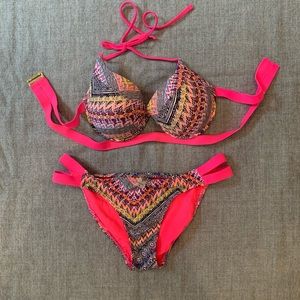 Multi-colored Bathing Suit